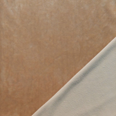 Samtjersey butter weich & elastisch, Honey Glow (camel)