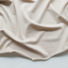 Bambus Jerseystoff uni, hellbeige