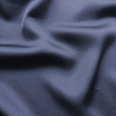 Silky Viskose Rayon Webware uni, deep navy, aus LENZING™ ECOVERO™ Viscosefasern