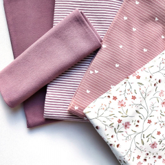 Jerseystoff uni, mauve #KK043