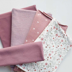 Jerseystoff uni, mauve #KK043