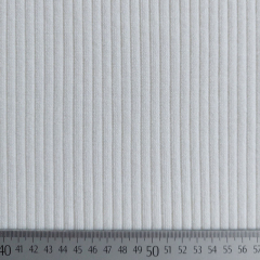 Strickstoff Rippenstrick Classic Look - cremewei�