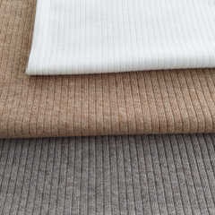 Strickstoff Rippenstrick Classic Look - cremewei�