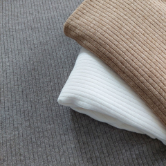 Strickstoff Rippenstrick Classic Look - cremewei�