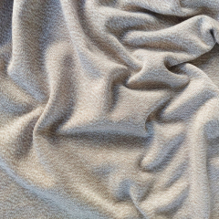 Sweatstoff Viskose Melange knit, hellbraun meliert