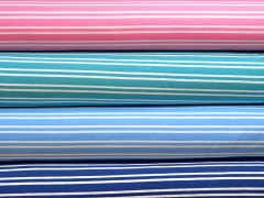 Jersey Doppel-Streifen, rosa