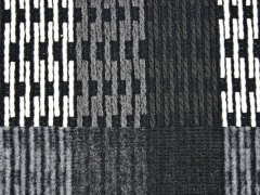 RESTST�CK 48 cm Strickstoff mit Struktur Mantelstoff wollige Haptik, schwarz grau