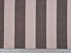 Dekostoff Blockstreifen 5 cm braun ros�