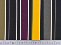 RESTST�CK 41 cm Blusencrepe College Streifen, bordeauxrot gelb grau