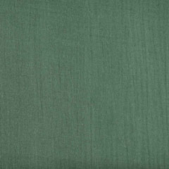 Musselin Stoff Double Gauze uni, dunkelgr�n
