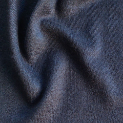 Strickstoff Glattstrick Viskose fein weich uni, schwarz
