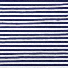 RESTST�CK 25 cm Jerseystoff Streifen 5 mm, dunkelblau wei�
