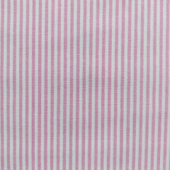 RESTST�CK 46 cm Baumwollstoff Streifen 3 mm garngef�rbt, pink wei�