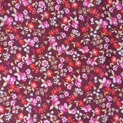 Viskosestoff Popelin Streubl�mchen, pink rosa rot weinrot