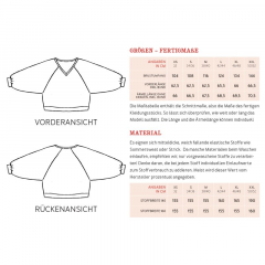 Papierschnittmuster FRAU LIVI Raglansweater Schnittreif