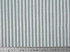 Baumwollstoff Streifen 3 mm garngef�rbt, altmint weiss