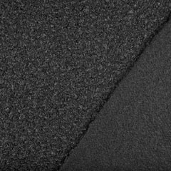 RESTST�CK 28 cm Boucle Stoff Schafsl�ckchen, schwarz
