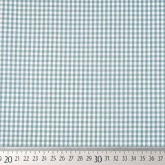 Baumwollstoff Vichykaro 2,7mm, altmint wei�