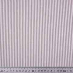 Baumwollstoff Streifen 3 mm garngef�rbt, beige weiss