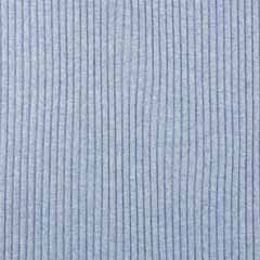 B�ndchenstoff gerippt Hipster-Beanie Stoff, hell jeansblau meliert
