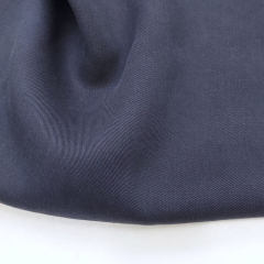 Lyocell Stoff Twill TENCEL™ – Blusenstoff uni, dunkelblau