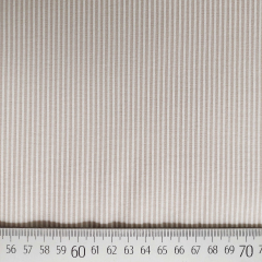 Stretchstoff Bengalin Hosenstoff schmale Streifen (vertikal) querelastisch, beige wei�