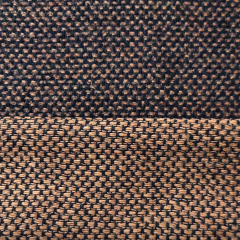 Italienischer Doubleface-Wollmischstoff Deadstock Designerstoff - camel schwarz