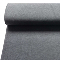 RESTST�CK 50 cm Jerseystoff Punto di Roma Pique Romanitjersey, dunkelgrau