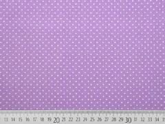 Baumwollstoff kleine Punkte Petite Dots, wei� flieder
