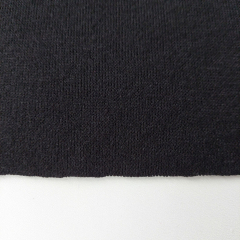 Strickstoff Viskose Glattstrick butterweich, schwarz