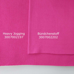 B�ndchenstoff Meterware Glattstrick uni, pink
