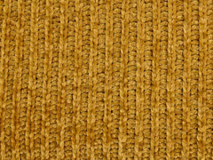 RESTST�CK 94 cm Strickstoff Chenille gerippt uni, ocker