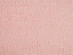 Teddyfleece Teddyfell aus Baumwolle, rosa (helles apricot)