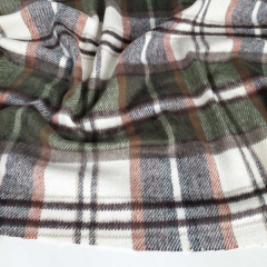 Webware kariert Karomuster Deadstock flauschig, armygr�n