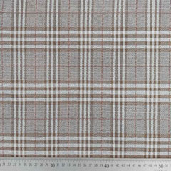 RESTST�CK 82 cm Jacquard Stoff Glencheck Webware Karomuster Glitzer, khakigr�n wei�
