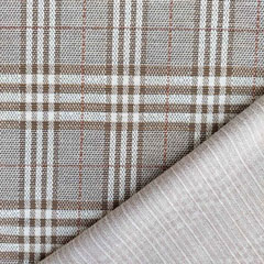 RESTST�CK 50 cm Jacquard Stoff Glencheck Webware Karomuster Glitzer, khakigr�n wei�