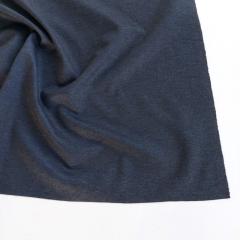 Punto di Roma Heavy Stretchjersey Fischgr�tmuster, blau schwarz