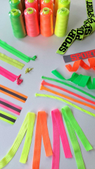 Falzgummi Falzband elastisch, neongelb