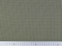 Strickstoff Baumwolle Halbpatent gerippt, Bundeswehrgr�n