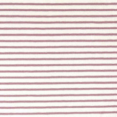 Jersey Stoff Streifen, altrosa cremewei�