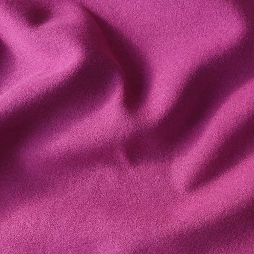 Jackenstoff Mantelstoff Velourstoff Lodenstoff Meterware weich uni - helle Pflaume (violett)