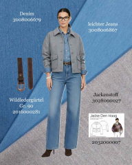 Jackenstoff Mantelstoff Velourstoff Lodenstoff Meterware weich uni - hellgrau meliert