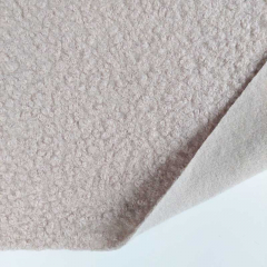 Boucle Stoff Schafsl�ckchen weicher Griff, hellbeige