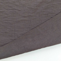 RESTST�CK 65 cm Viskosestoff leicht Sommerstoff atmungsaktiv Meterware Air Flow, dunkelbraun