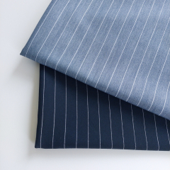 Webware mit Stretch Nadelstreifen, wei� dunkelblau