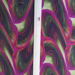 Viskose Twill Stoff Wellen Gr�n Beere | LENZING ECOVERO