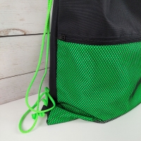 Netzstoff Mesh f�r Bekleidung und Taschen, neongr�ngelb