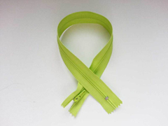 Rei�verschluss 35 cm nicht teilbar, limette