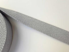 RESTST�CK 84 cm Gurtband Baumwolle 3 cm, hellgrau