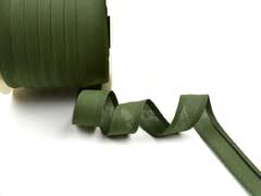 Schr�gband 100% Baumwolle vorgefalzt uni, khaki